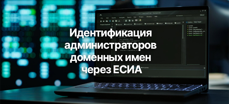 Идентификация администраторов доменных имен через ЕСИА