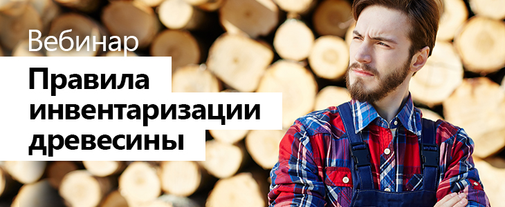 Вебинар «Правила инвентаризации древесины»